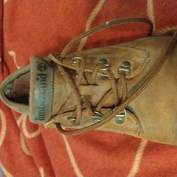 Men's size 9.5 brown work boots used. - Picture 5 of 8